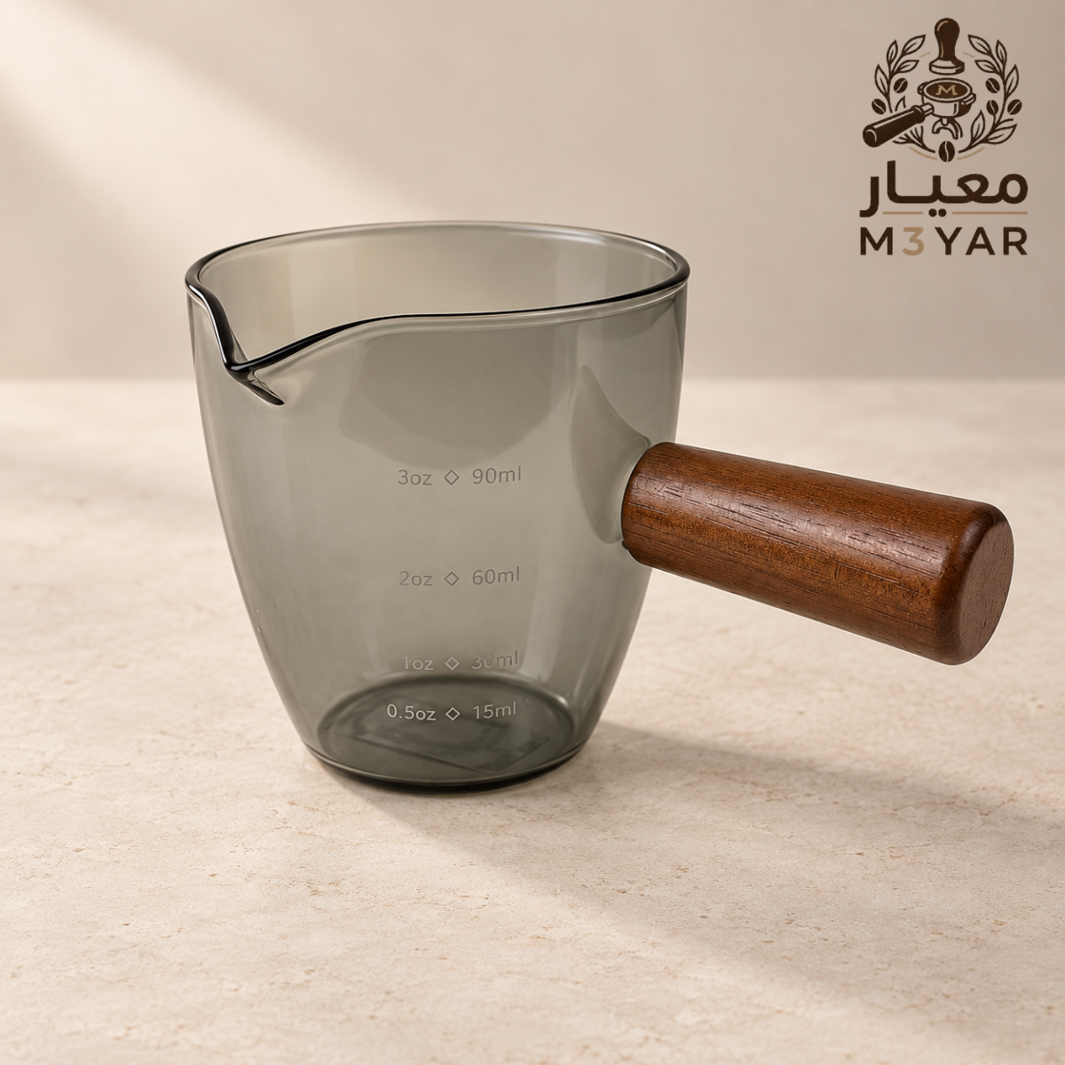 كوب قياس  زجاجي فاميه 90 مل